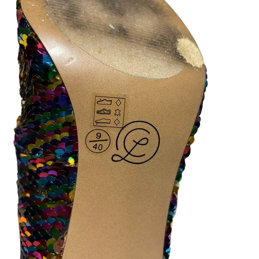 CHINESE LAUNDRY | heels pumps shoes sequin 9 40
